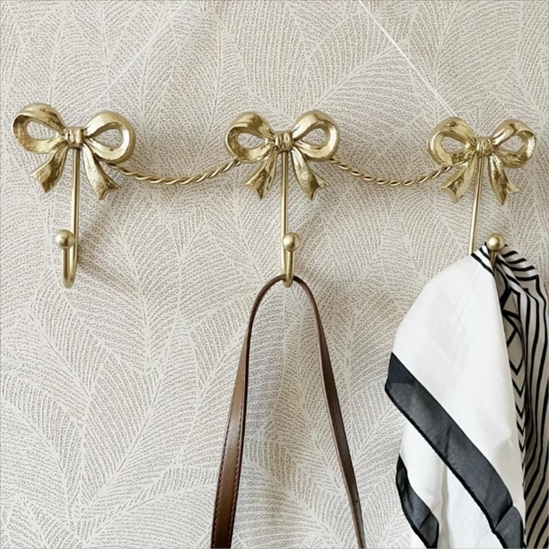 Stylish Wall Mounted Hook with Invisible Screws for Hanging Coat and Bags Strong Load Capacity Metal Clothes Hanger