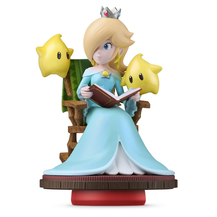 Amiibo Rosalina Luma Mario Original Sticker Included & (Super Series) Bonus