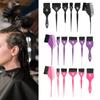 6Pcs Hair Dye Color Brush Set Hair Dying Brush Hair Coloring Brush Hair Dye Brush Set Mixing Comb for Home or Salon