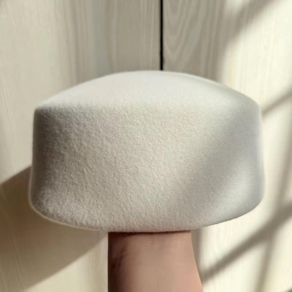 כובעי פדורה שטוחים קשיחים כובעי ברט אלגנטיים כובע קופסא אופנתי חורף
