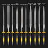 Stone Glass Carving Polishing Woodworking Wood Carving Tools Steel Rasp File Set File  File