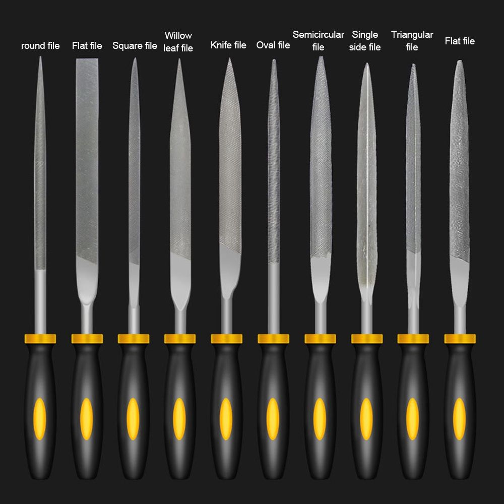 Stone Glass Carving Polishing Woodworking Wood Carving Tools Steel Rasp File Set File File
