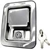 Heavy Duty Carbon Steel Vehicle Toolbox Paddle Lock with Key High Safety Van Truck Security System