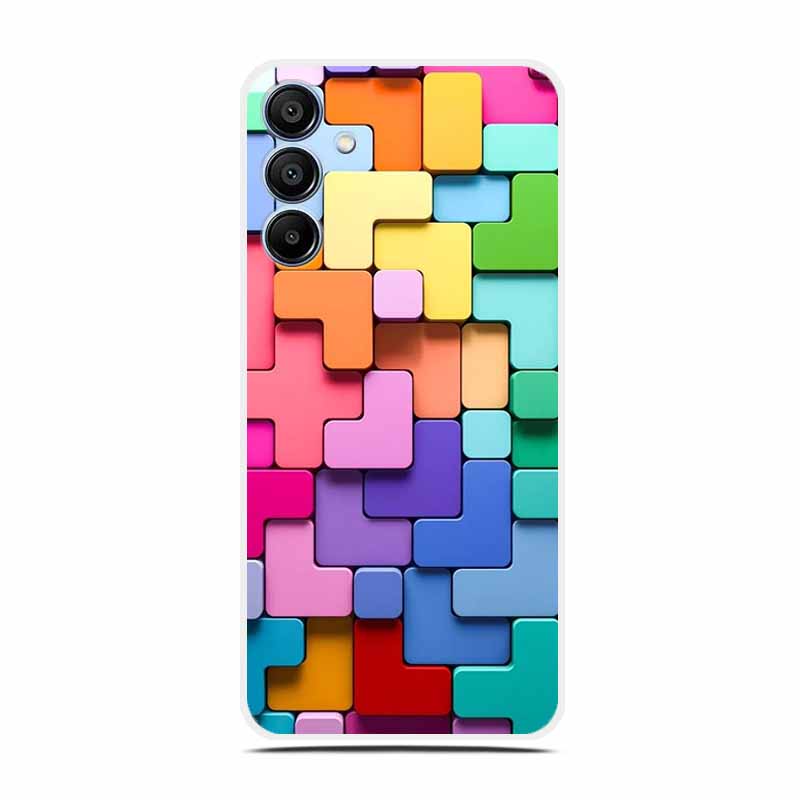 Blumen Klare Hülle Für Samsung A36 A26 A16 Weiche Silikon Handyhülle für Samsung Galaxy A 36 26 16 5G Transparent Luxus Para