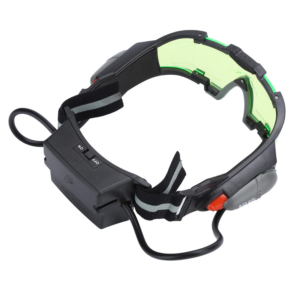 Night Vision Glasses with Light Adjustable Windproof Dustproof LED Glasses for Riding Skiing