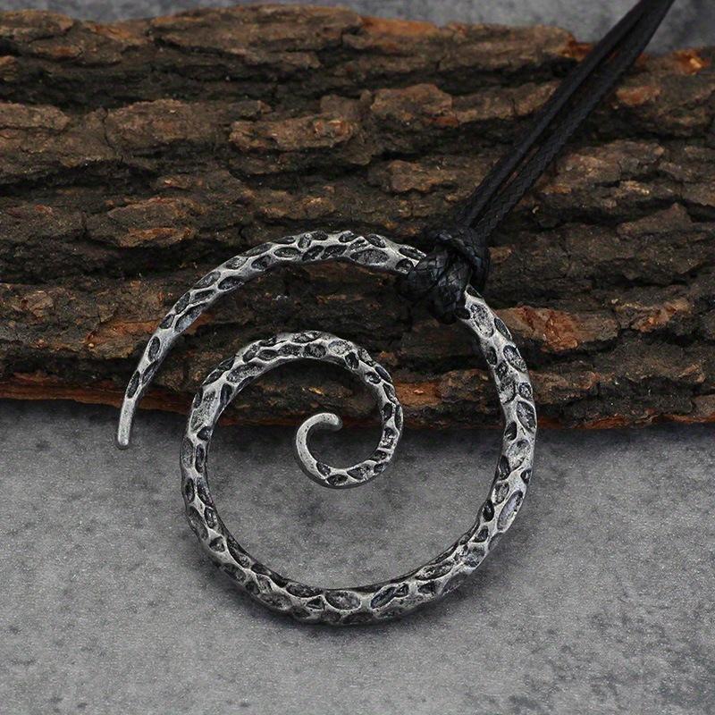 Nordic Cultural Retro Style Circular Viking Pendant for Men's New Necklaces, Jewelry Accessories for Men's Necklaces, Jewelry Gifts
