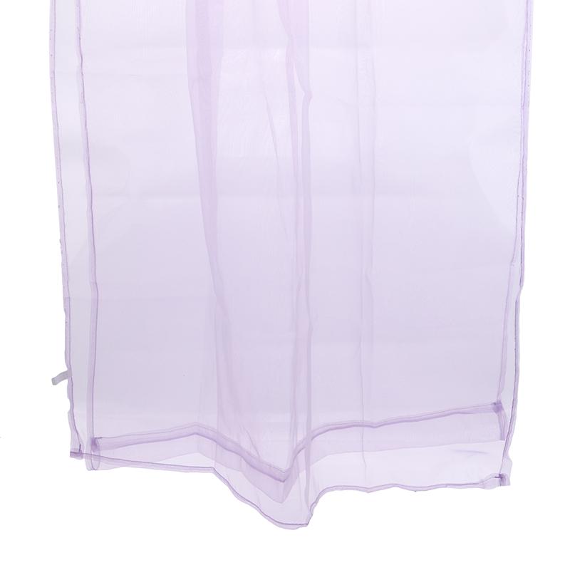 Transparent Window Gauze Solid Color Wedding Glass Gauze Household Products Light Luxury Style Easy to Install Curtains Supplies