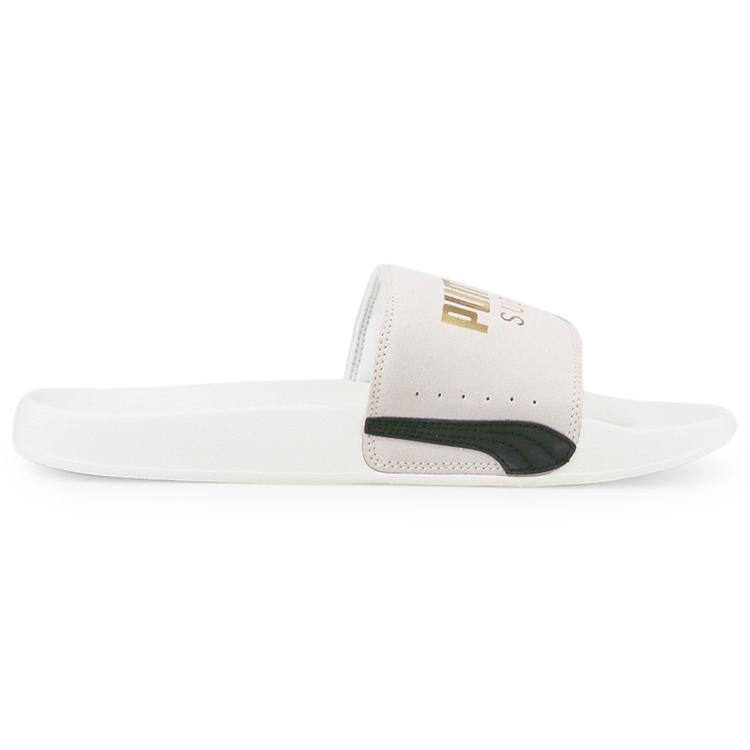 New PUMA Lead Cat 2.0 Suede Classic Slide 'Marshmallow' 384872-02
