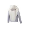 Li Ning Fitness Series Loose Casual Color Block Pullover Hoodie Women Hoodies White AWDR452-2