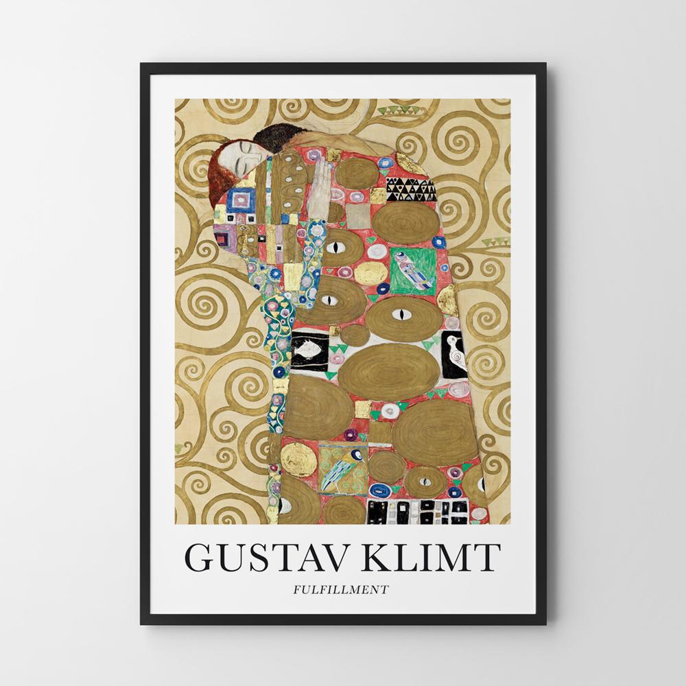 Poster Gustav Klimt Abstraction Fulfillment