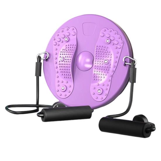 Waist Twist Disc Board with Drawstring Magnetic Foot Massager Waist Sculptor Twister Abdominal Muscles Strengthening Body Shaping Twisting Disc