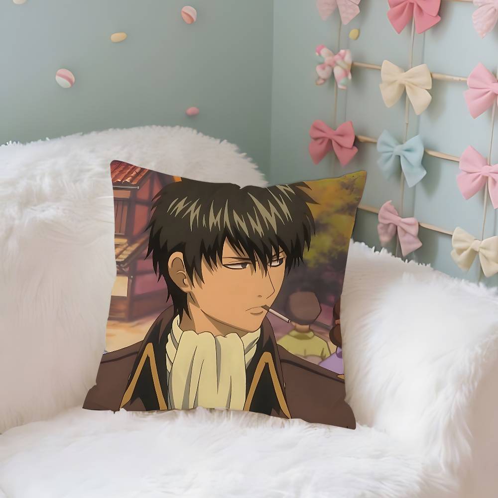 Anime HHijikatasTToshirous Case Plush Fabric Soft Pillowcase Double Sided Print Cushion Cover Household Gifts
