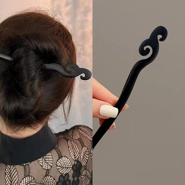 AISHG Retro Hair Clips Pins Women Wood Hair Sticks Natural Chopstick Shaped Hairpin Classic Ethnic Girl Hair Accessories Jewelry
