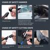 Car Safety Hammer Window Breaker Seat Belt Cutter with Built-in Cutter for Car Accident Fire Disaster  Emergency Rescue Tools