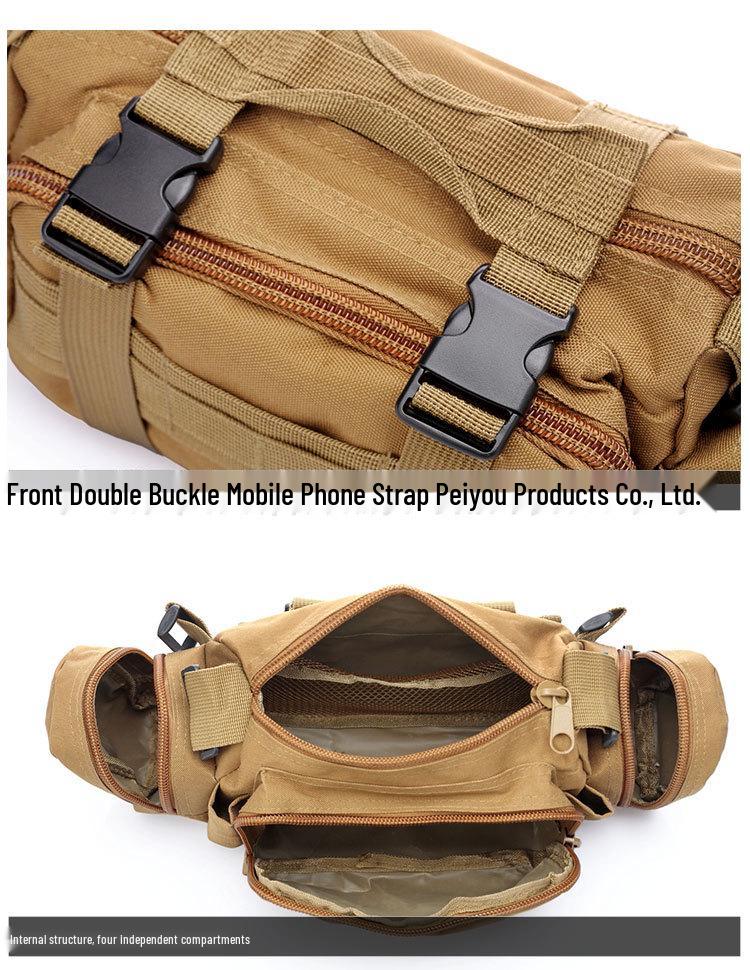 Multifunctional Waterproof Outdoor Waist Bag for Fishing, Running, and Photography