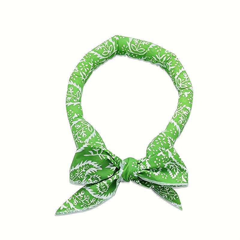 Ice Cooling Scarf Neck Wrap Headband Cooling Bandana Unisex Sun Protection Wristband Hair Tie for Sports Outdoor Activities
