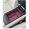 For ZEEKR 7X 2026 Car Armrest Compartment Storage Box Silicone Car Central Control Storage Box Auto Interior Accessories