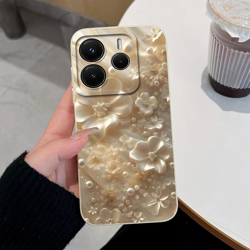 New Cover For Redmi Note 14 14Pro 14 Pro+ 14S Phone Case Lovely Heart Patterns Premium Protection Housing For Note14ProPlus Soft Liquid Silicone Shell
