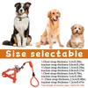 Dog Traction Rope, And , Specially Designed For Outdoor Use, Adjustable Chest And Back Hanging Card, Bright Silk Chest And Back Traction Round Rope