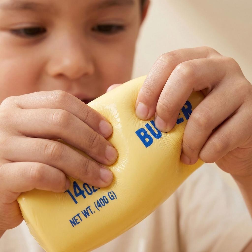 Wet And Soft Butter Stick, Slow- Stress-relieving Toy For Children.