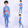 Avatar 3D Geprinte Staart Cosplay Kinderen Bodysuit
