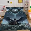 Skull Printing Bedding Cover Bedspreads Teens Double Size Bed Set Cover Microfiber Highend Home Bedclothes