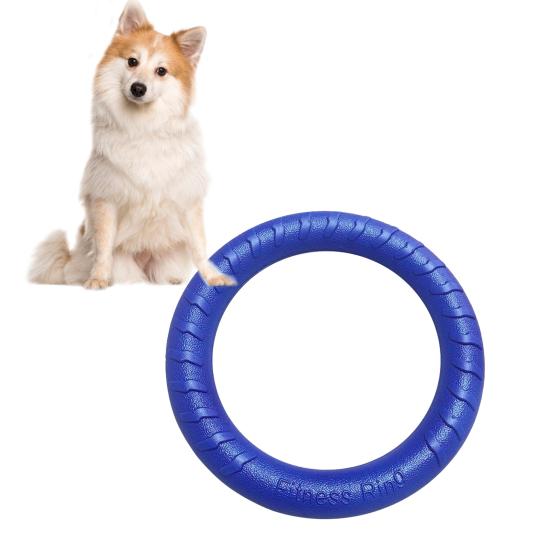 Dog Toy Lightweight Floating Pet Chew Toy Bite-resistant Interactive Dog Training Ring for Outdoor Activity