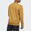 Adidas Sweatshirts Men's Wheat Brown Crew Neck Moderate Regular HE9902