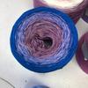 300g Organic Lace Cotton Blend Cake Roll Long Section Dyeing Yarn Hand-woven Shawl Scarf Skirt Hat Crochet Wool