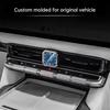 For Zeekr 9X Car Center Console Clock Square Modified Electronic Quartz Watch Interior Decoration Accessories