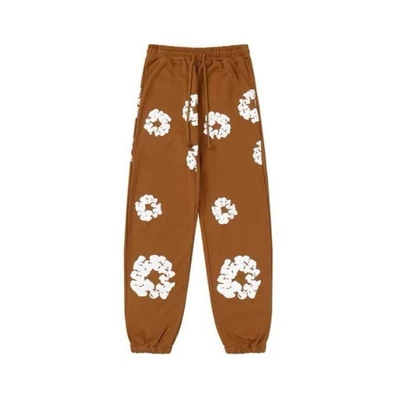 

Новые женские быстросохнущие брюки American Trend Fashion Kapok Printing Casual Breathable Sweat-absorbing Street Y2K брюки S коричневый