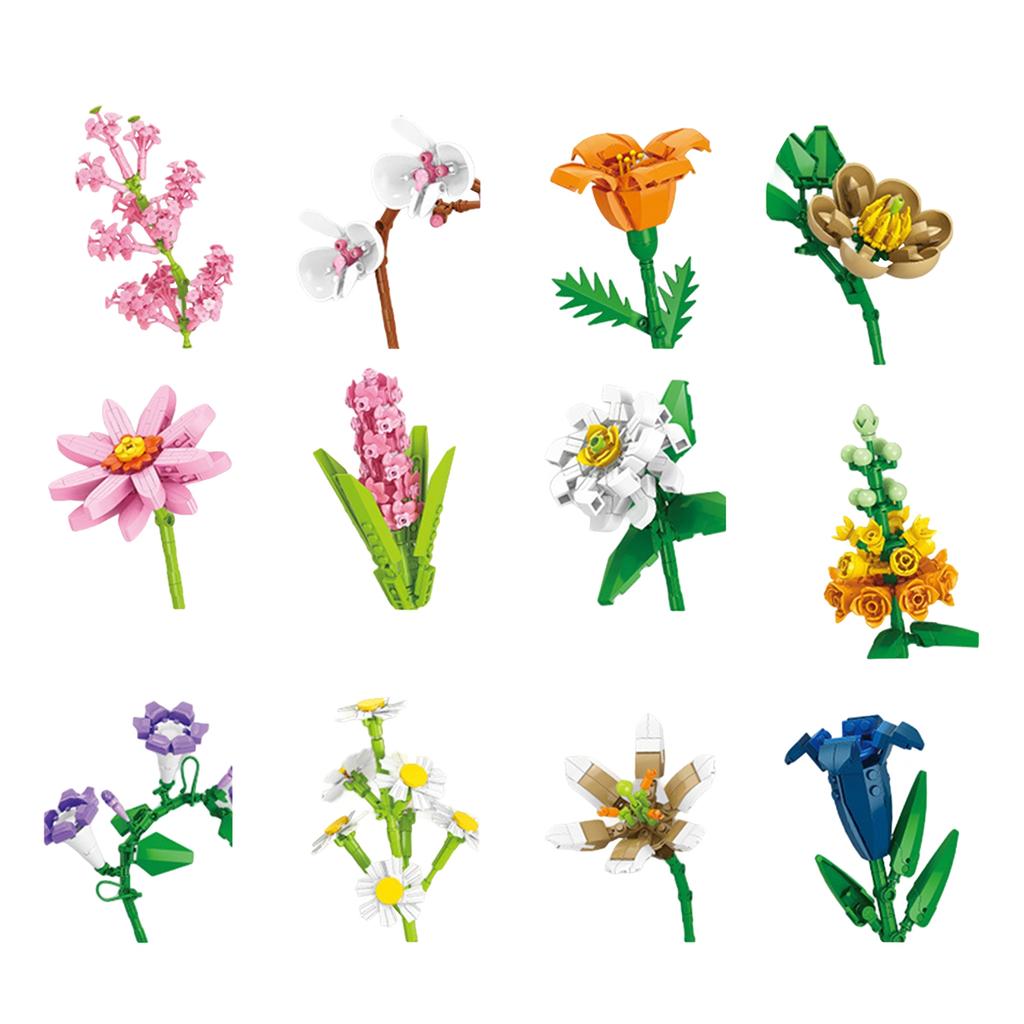 Eternal Flower Rose BuildingBlocks Are A Gift For Boyfriends And Girlfriends And Best Friends, As Well As A Girl'S Toy For Assembly