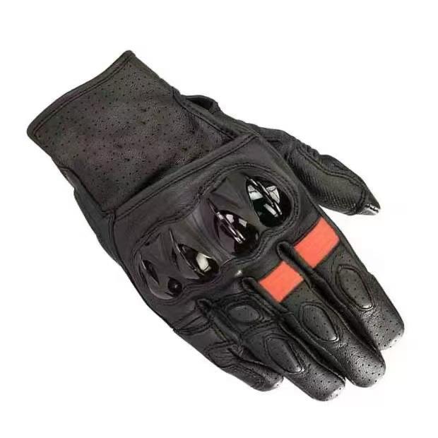 All-finger Gloves Outdoor Sports Touch Screen Anti-drop Non-slip Breathable Leather Gloves