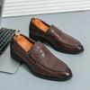 Klassische Herren Bequeme Slipper Britischer Stil Schuhe Herren Freizeit Lederschuhe Herren Hochzeitskleid Loafer Herren Leichtgewicht