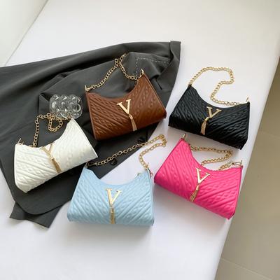 Fashionable Trendy One-shoulder Underarm Bag Fashionable French Casual Handbag Women's Personality Beautiful Crescent Bag