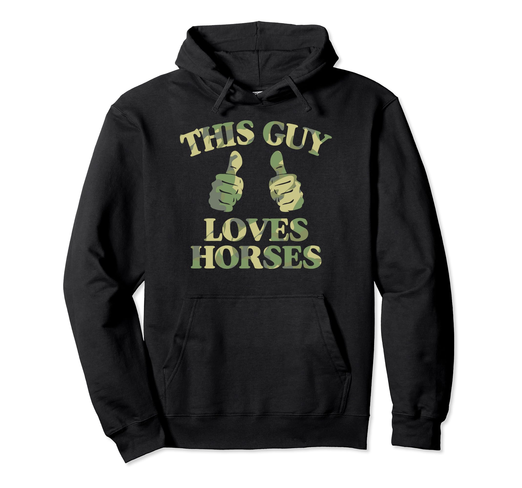 

This man loves horses hoodie чорний