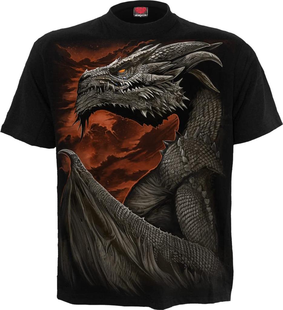 Spiral Majestic Draco Kids T-Shirt Black 16 Years Black