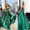Solid Color Bridesmaid Dress, Long Off-Shoulder Slimming Maxi Gown for Weddings and Formal Events, Chic Matching Outfits for Bridal Party