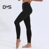 Women Leggings High Waist Slim Fit Hip Lift Thickened Velvet Lining Warm Long Pants Solid Color Yoga Sports Bottoming Pants