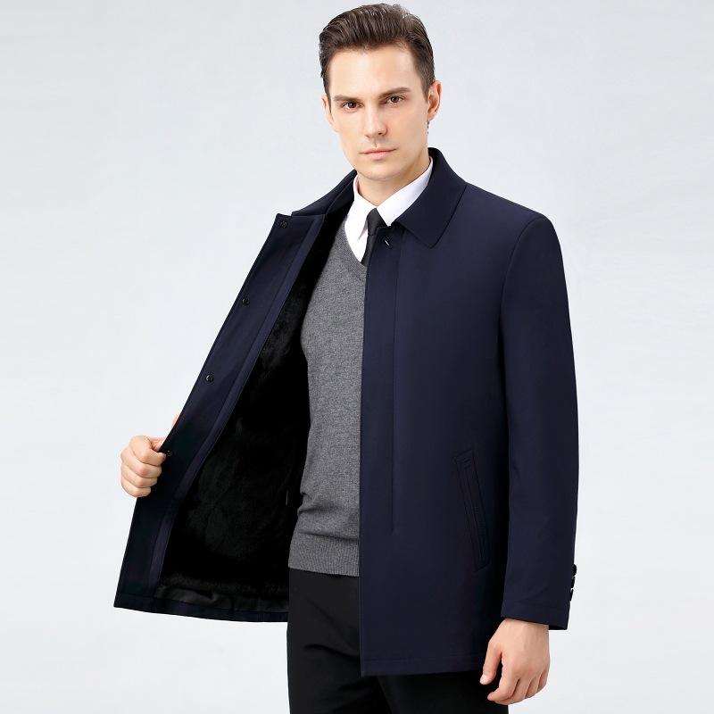 Осенне-зимняя теплая куртка из хлопка для руководителей — фото 3