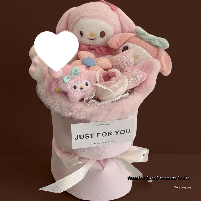 Cinnamoroll & Pochacco Doll Bouquet Birthday Gift for Girls