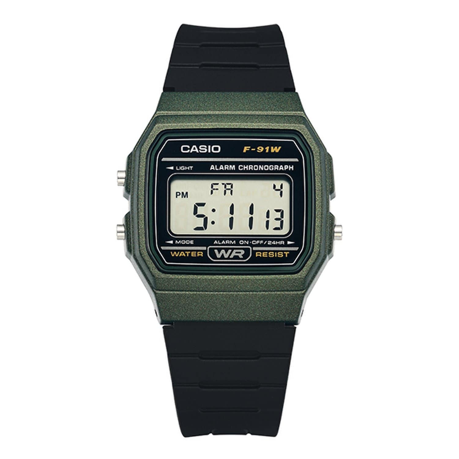[Casio] F-91WM-3ADF (F-91WM-3A) Цифровые квадратные винтажные ретро-унисекс-часы из уретана