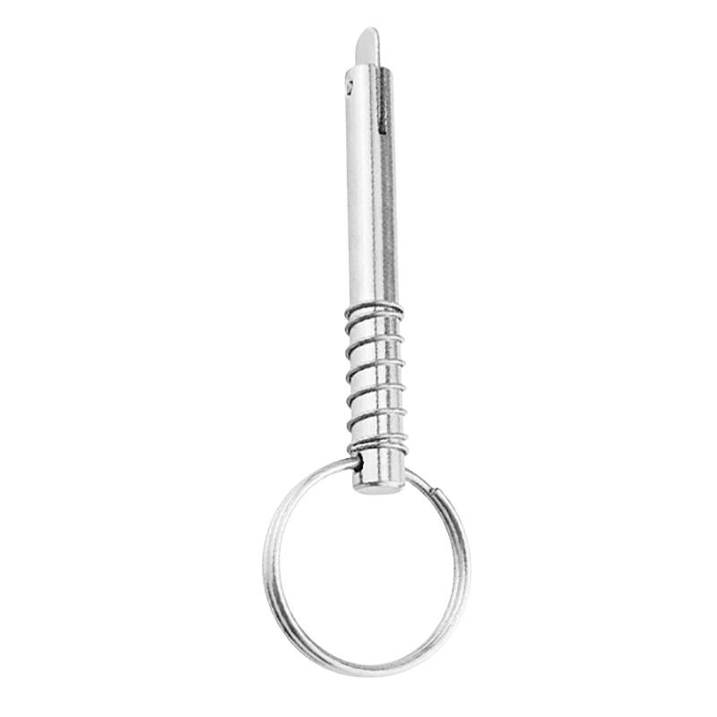 Silver Stainless Steel Quick Release Pin for Boat Bimini Tops Seamless Installation and Anti-Corrosion