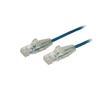 StarTech Nettverkskabel Ethernet RJ45 Cat6 1 m - Blå (Kabel - Blå Slank CAT6 Patchkabel 1m) - N6PAT100CMBLS