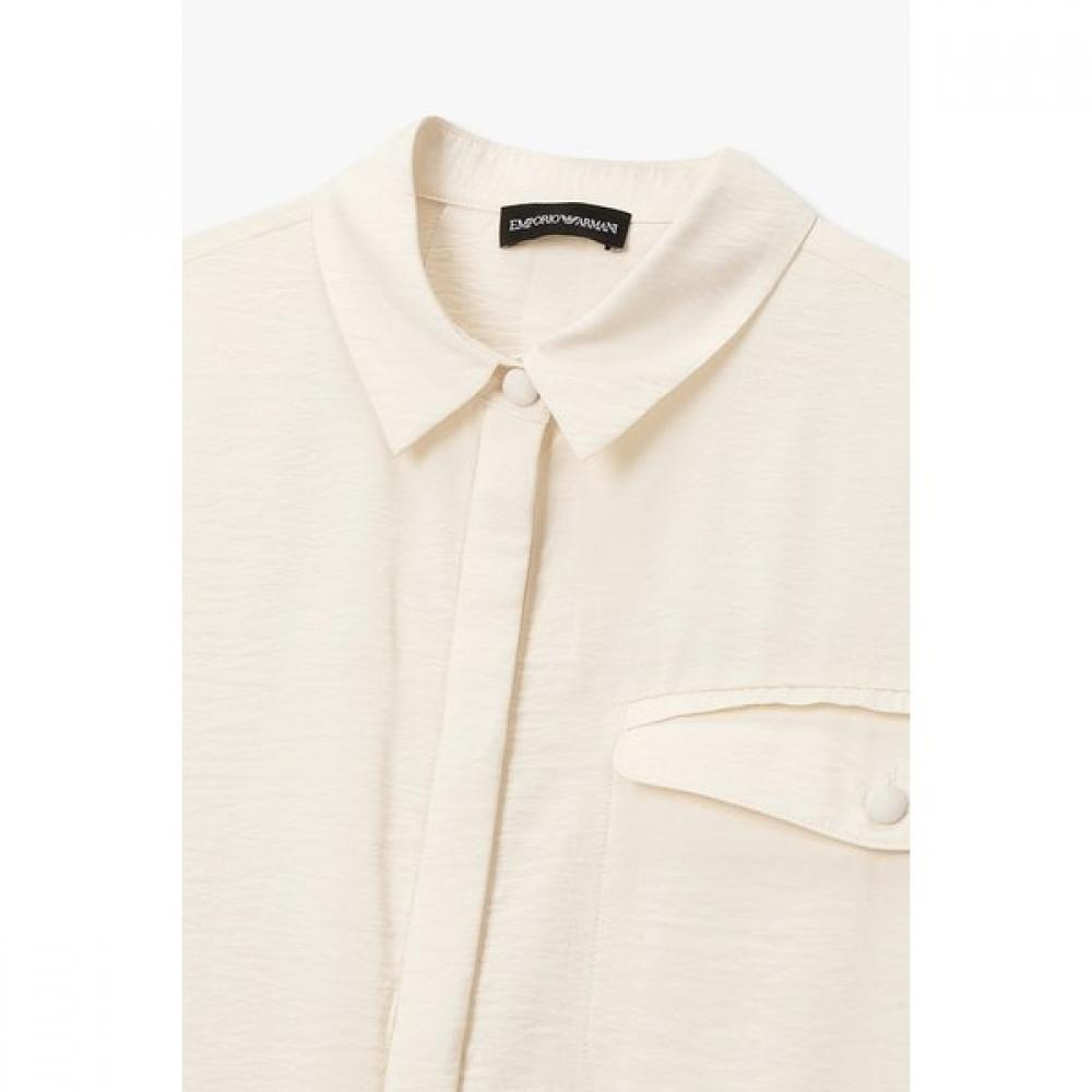 Emporio Armani Women Long Sleeve Pocket Blouse A526103516