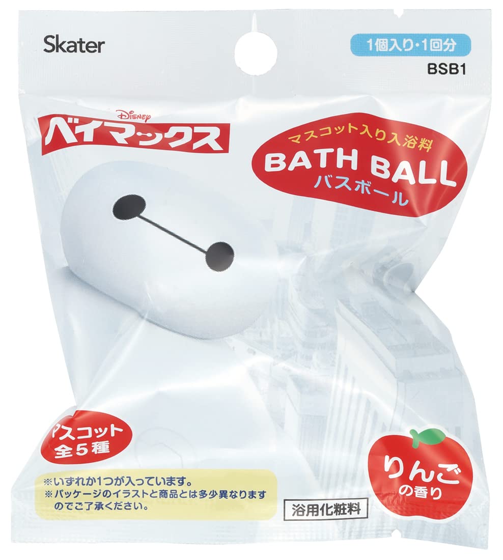 Skater Bath Disney Baymax Bath Mascot-Included Bombs, 10-Pack, Bombs, SET1053-A