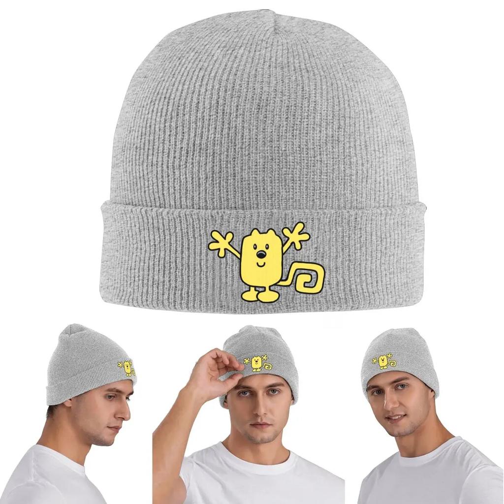 Wow Wow Wubbzy Warm Knitted Cap Winter Knit Bonnet Hat Skullies Beanies Hip Hop Caps for Unisex