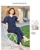 2026 Summer Outfit: Stylish Short-Sleeve Two-Piece Set for Middle-Aged and Elderly Women, Casually Elegant Chinese Style.