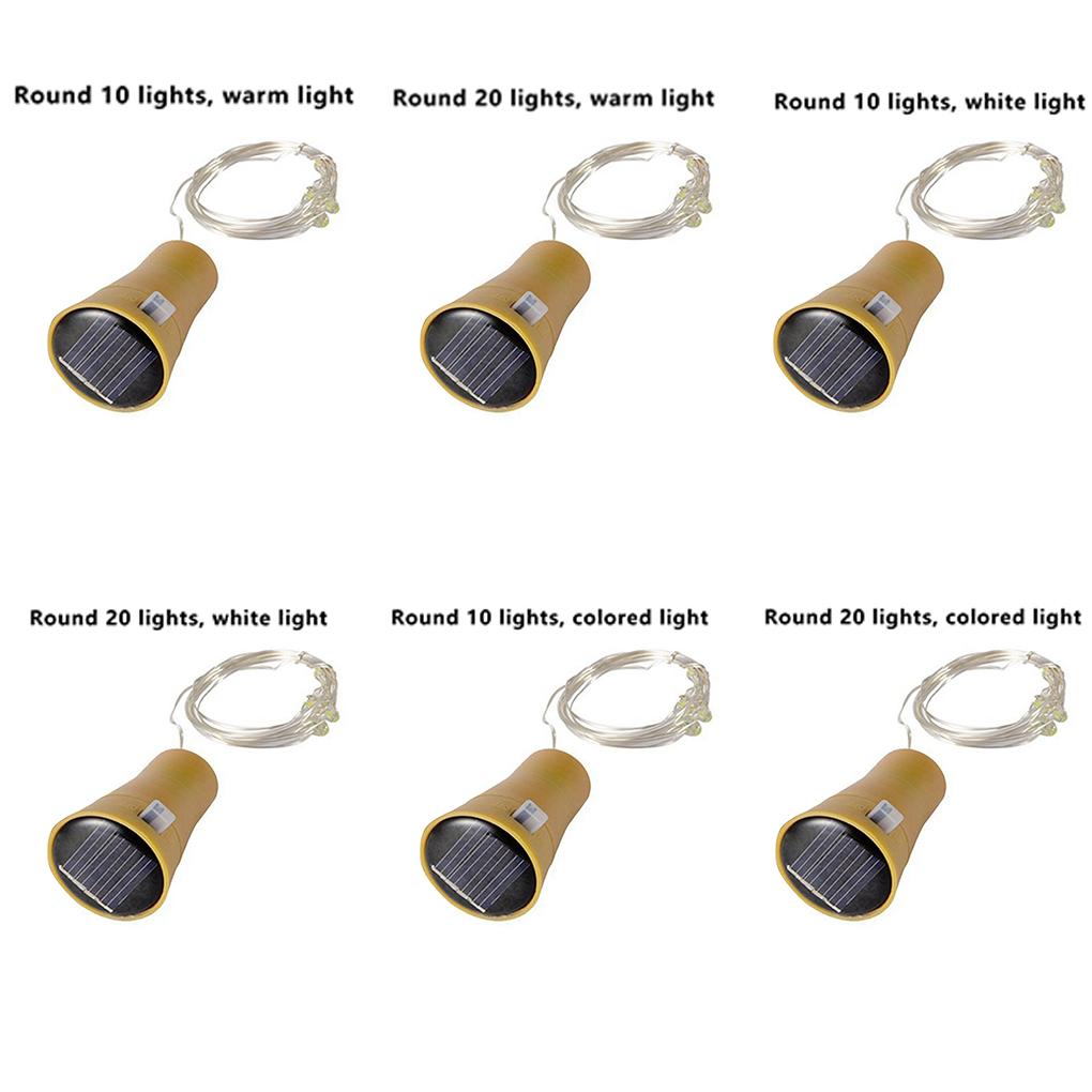 Wine Bottle Light Festival String Lamp Plastic Lamps Lighting Accessory for Holiday Christmas Party Wedding Decor