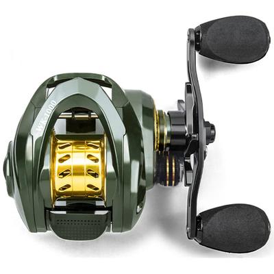 VISPREA Reel Bait Reel Bait Finesse Reel Fishing Reel Lightweight Maximum Drag 8KG Shallow Groove Spool Aluminum Alloy Spool For Mountain Fishing